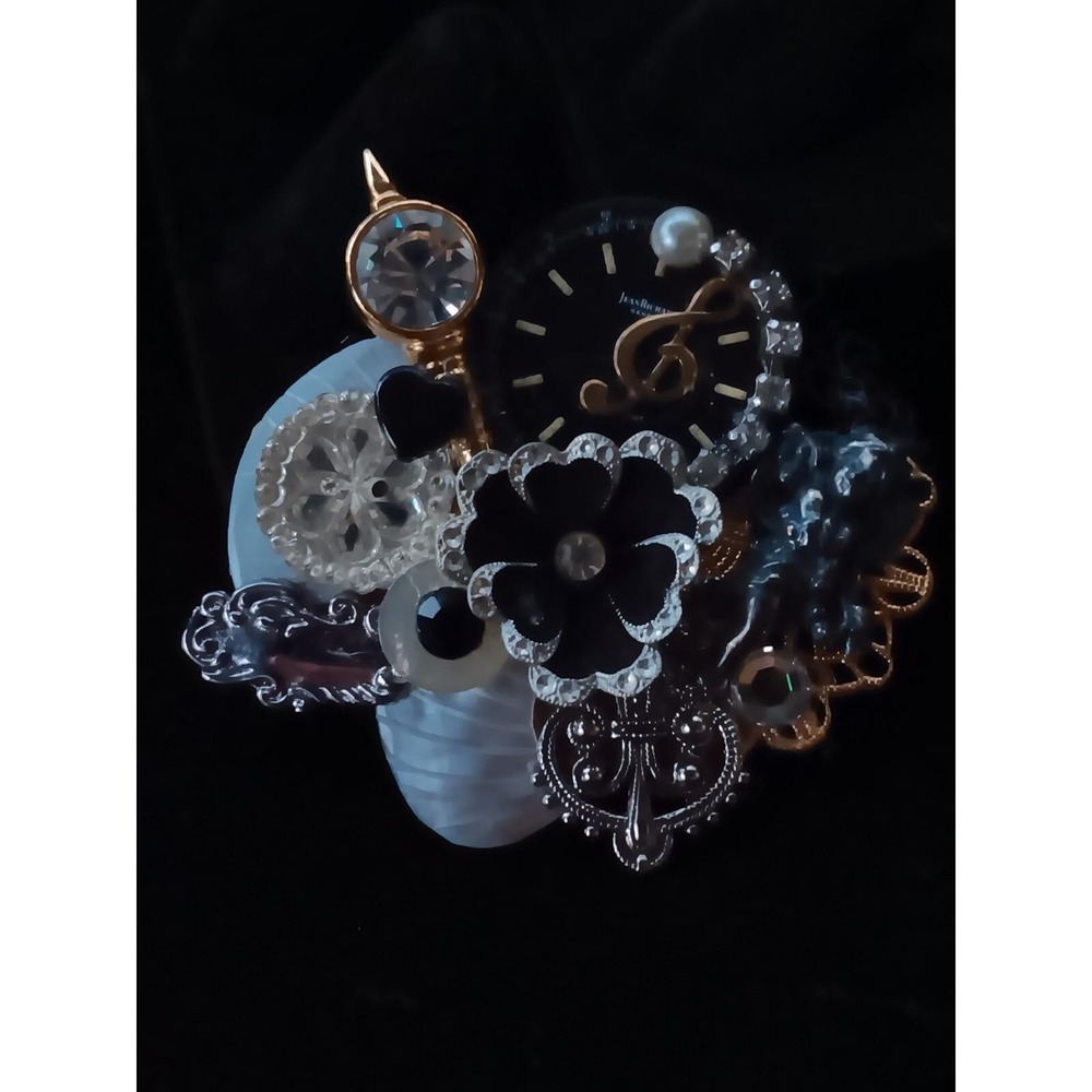 Vintage 1980s Maximal Art Brooch Pin RARE Signed - Picture 5 of 10